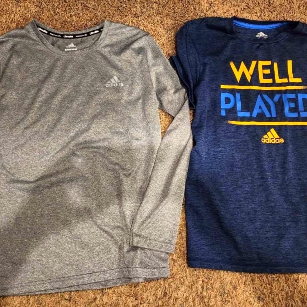 Adidas Climalite Youth boys shirt bundle